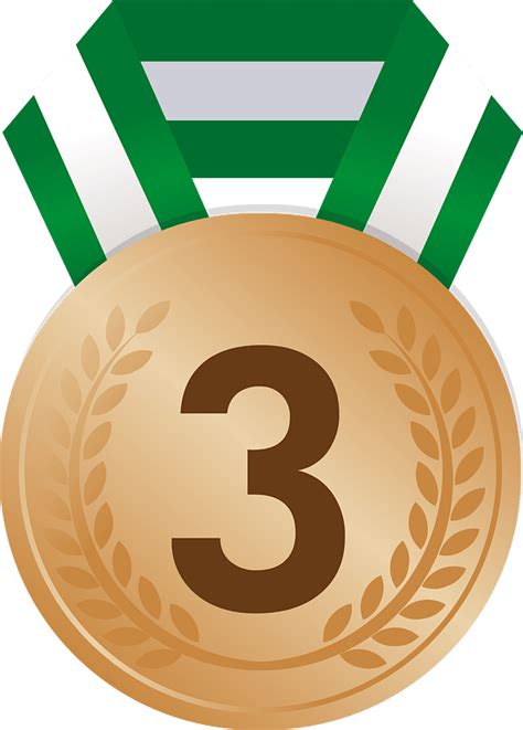 Bronze medal - Free vector clipart images on creazilla.com