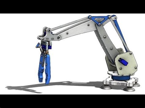 SolidWorks Tutorial # 310: Robotic arm (layout design, mate controller ...