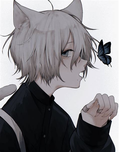 __402. on Twitter | Anime cat boy, Anime neko, Cute anime boy