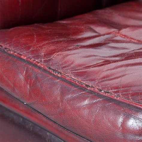 Chesterfield armchair red leather ⋆ Neef Louis Design Amsterdam