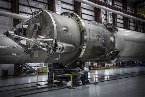 Landed rockets in hangar 39A | Official SpaceX Photos | Flickr