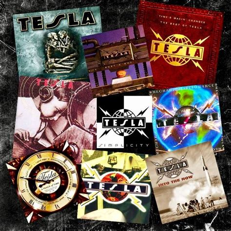 1986-2016 | Hard rock, Tesla, Album covers