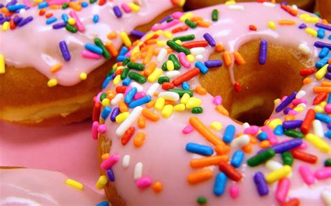 pink donuts------------------ - Donuts Wallpaper (36702260) - Fanpop