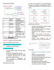 Monosaccharide notes.docx - MONOSACCHARIDES # Carbons Relevant examples 3 Glyceraldehyde ...