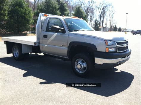 2005 Chevrolet Silverado 3500 Dually Flatbed Duramax Diesel 4x4 Allison ...