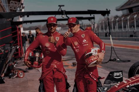 C² Charles leclerc and Carlos sainz aesthetic Ferrari f1 Barcelona f1 ...