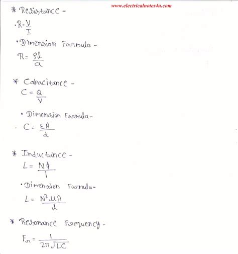Basic of Electrical Engineering and Basic Electrical Formulas ~ Electricalnotes4u