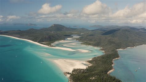 Aerial View Of Whitehaven Beach Whitsunday Stock Footage SBV-338964868 - Storyblocks