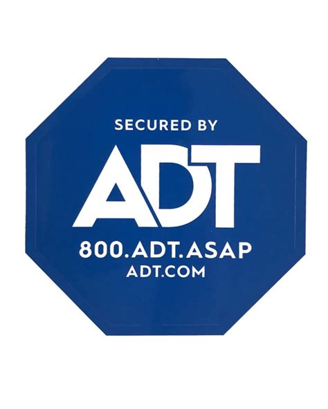 ADT Window Sticker - Zion Security Alarms - Authorized ADT Dealer