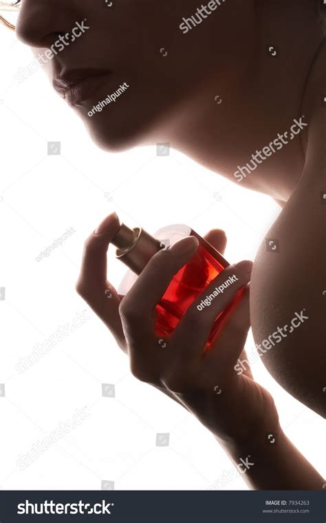 Sensual Woman Applying Perfume On Her Stock Photo 7934263 | Shutterstock