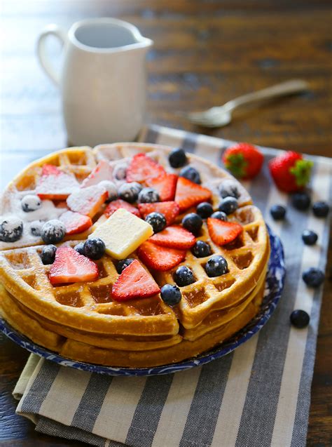 Fluffy Belgian Waffles – The Comfort of Cooking