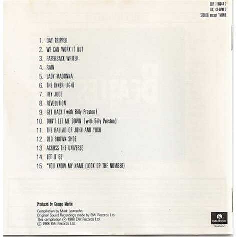 Past masters volume two by The Beatles, CD with kroun2 - Ref:114336813