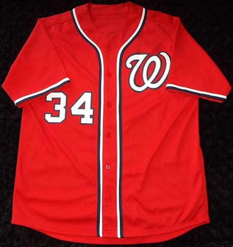 Lot Detail - BRYCE HARPER SIGNED WASHINGTON NATIONALS JERSEY