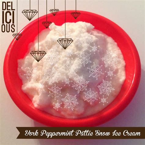 JulieChats: York Peppermint Pattie Snow Ice Cream