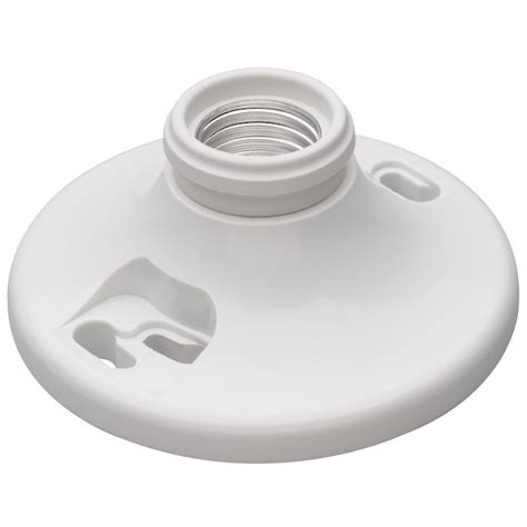 Legrand 660-Watt Plastic Keyless Ceiling Socket, White 276WHCC18 at ...