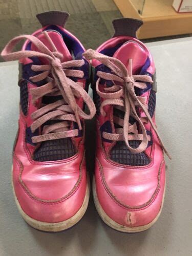 Air Jordan 4 Retro 487725-607 Pink and Purple Size 1.5y C50 | eBay