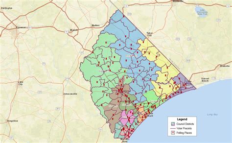 Horry County Voting District Map