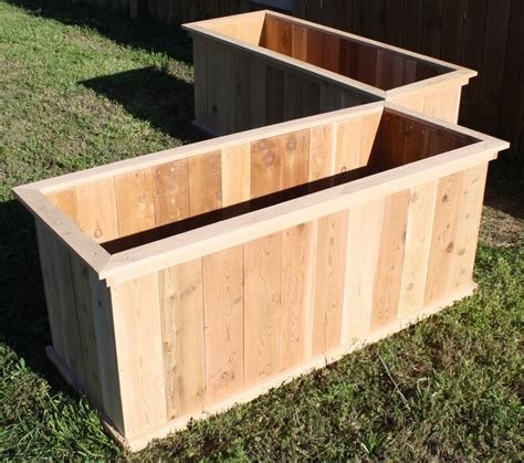 Two Brand New Large Open Base All Cedar Garden Planter Boxes | Etsy