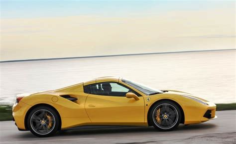 Yellow-Ferrari-488-Spider-Side-View-Image-vh70 | | SuperCars.net