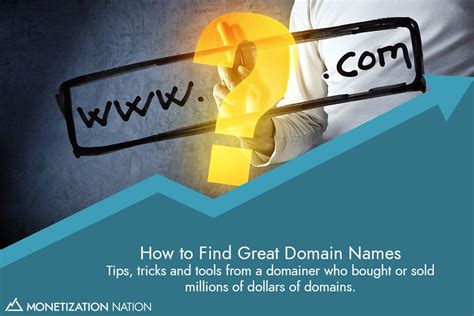 85. How to Find Great Domain Names Tips, tricks, and tools from a ...