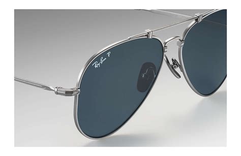 Aviator Titanium Ray-Ban RB8125 Titane Or Vieilli - Titane - Verres Gris - 0RB812591375758 | Ray ...