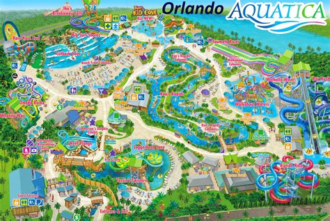 Aquatica Orlando Map - Ontheworldmap.com