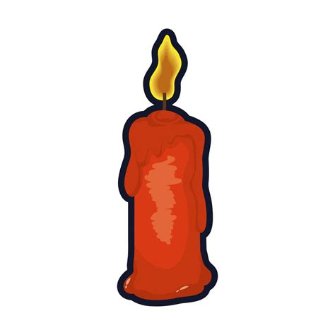 candle fire flame flat style 1839832 Vector Art at Vecteezy