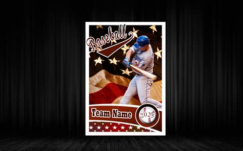 ArtStation - Baseball Sports Trading Card Photoshop Template | Artworks