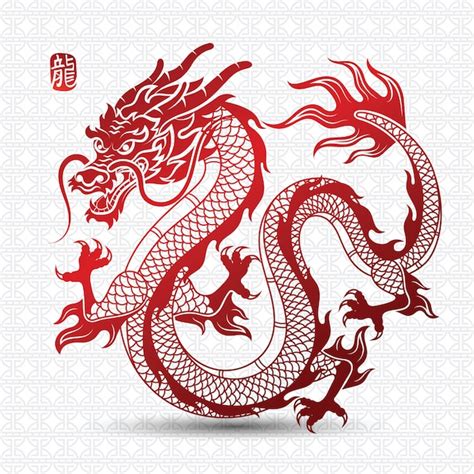 Chinese dragon | Premium Vector