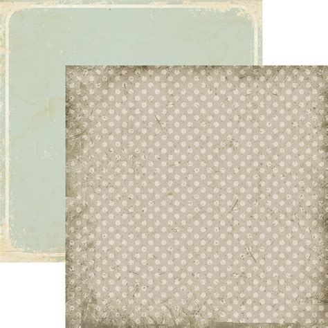 Vintage Dot 12x12 Double Sided Scrapbooking Paper