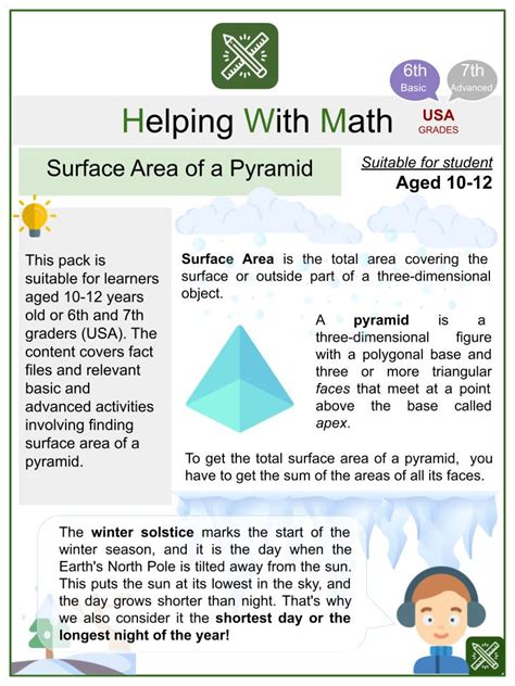 Surface Area of a Triangular Prism Worksheets - Worksheets Library