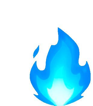 Animated Blue Fire Gif