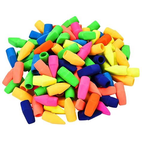 200 Pieces Pencil Eraser Caps Pencils Top Erasers for Kids Students ...