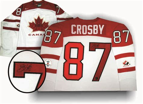 Sidney Crosby - Signed White Team Canada 2010 Olympic Jersey - NHL Auctions