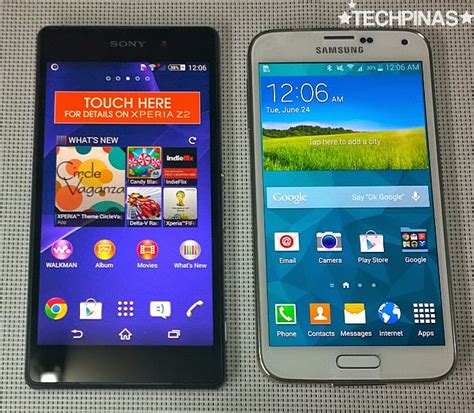 Sony Xperia Z2 vs. Samsung Galaxy S5 Comparative Review Philippines ...