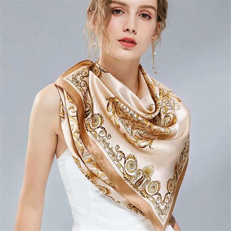 Aliexpress.com : Buy 100% Pure Silk Scarf Women Cachecol 2019 Luxury ...