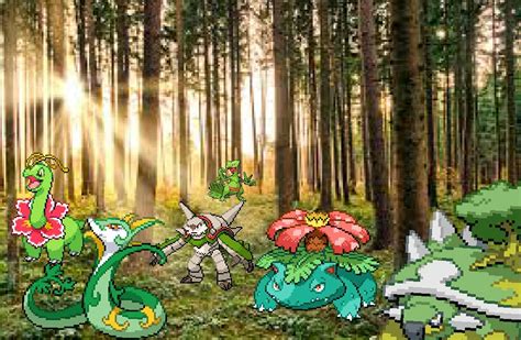 grass-type fully-evolved starter pokemon by Megarai111 on DeviantArt