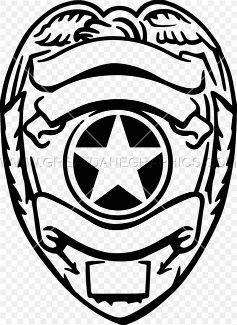 Badge Police Officer Coloring Book Law Enforcement, PNG, 825x1130px ...