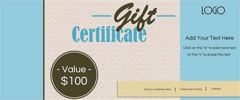 FREE Business Gift Certificate Template | Customize Online