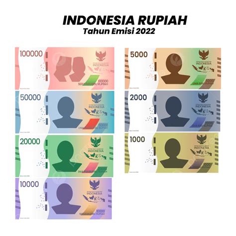 Banco Indonésia Rilis Gambar Uang Kertas Tahun Emisi 2022 PNG , Banco ...