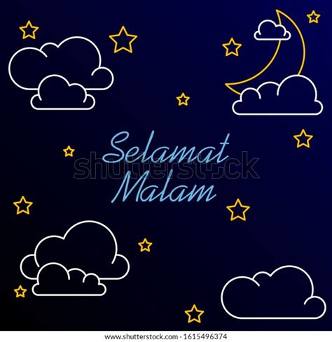 32 Selamat Malam Images, Stock Photos, 3D objects, & Vectors | Shutterstock