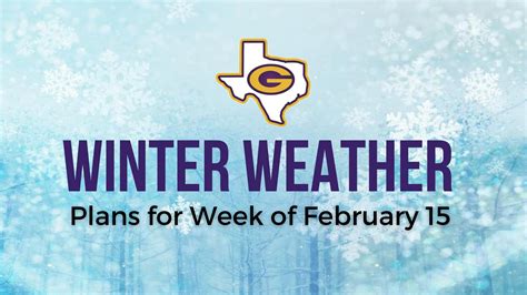 Granbury ISD on Twitter: "Like you, we are actively monitoring the weather forecast, which ...