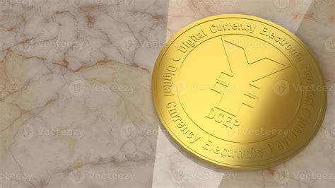 The yuan symbol on gold coins 3d rendering for china Digital Currency ...