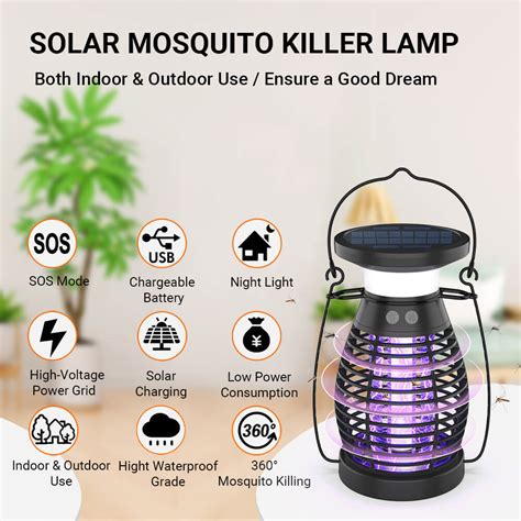 Solar-Powered Bug Zapper ( BK-21) - x-pest