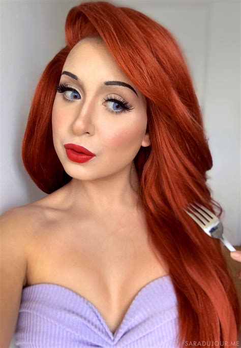 Ariel Cosplay + Makeup - The Little Mermaid • Sara du Jour | Little mermaid makeup, Ariel ...