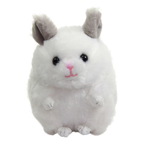 Chinchilla Plushie White Cute Small Size 6 Inches