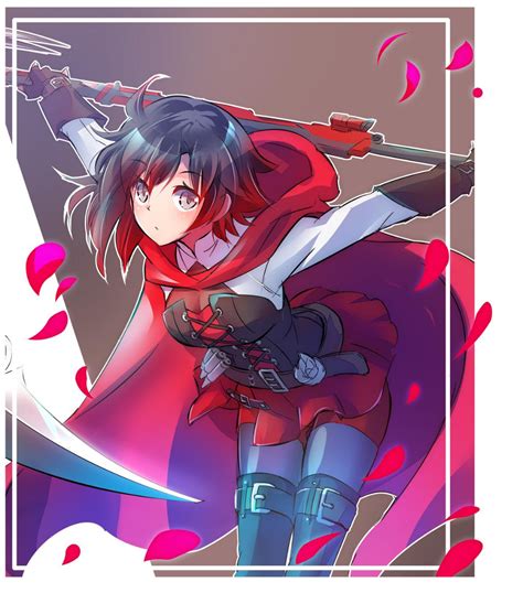 【印刷可能】 rwby ruby rose cute fanart 392427