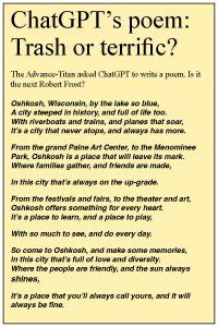 Chat GPT poem - The Advance-Titan