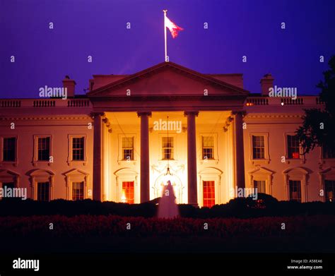 The White House, Night Stock Photo - Alamy