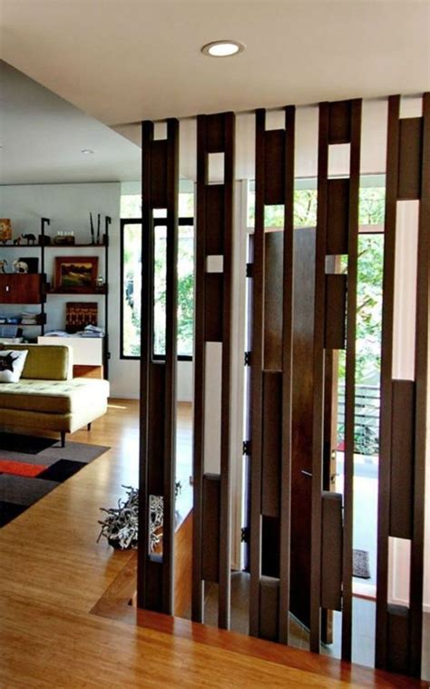 Room Dividers Ideas - Wooden partition wall Design for Home